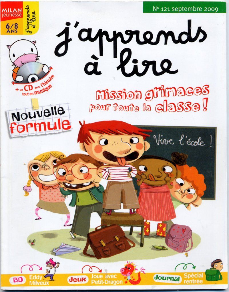 J'apprends À Lire  N° 121 : Mission Grimaces Pour Toute La Classe!