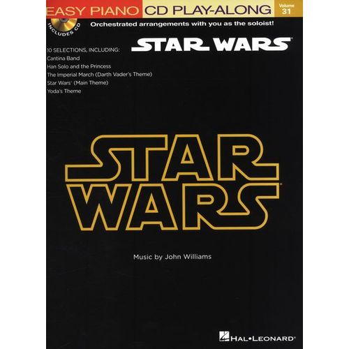 Star Wars - Easy Piano Play-Along Vol. 31 Book/Online Audio