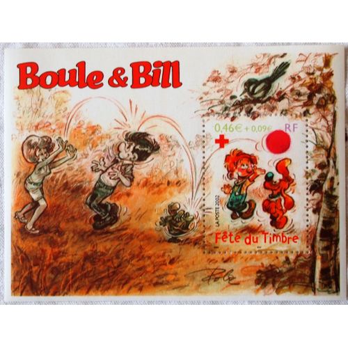 Boule Et Bill Fete Du Timbre 2002 Yvert Tellier N° 46