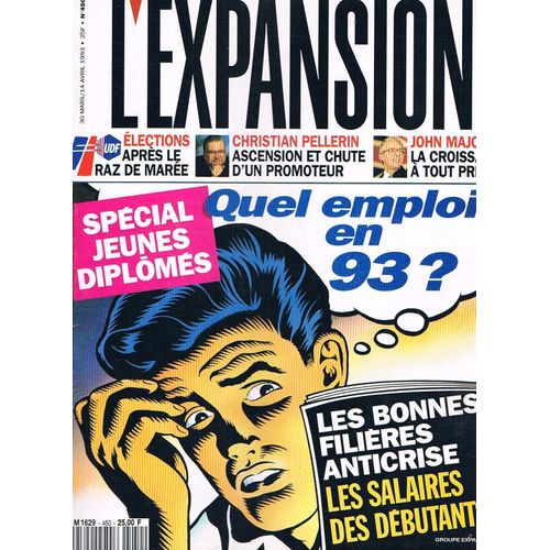 L'expansion   N°450   14 Avr 1993: Christian Pellerin John Major Special Jeunes Diplomes