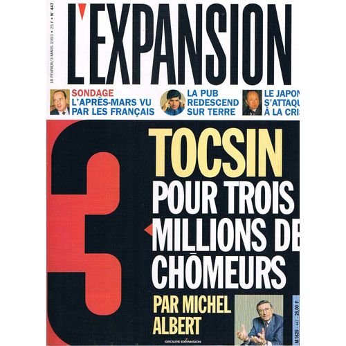 L'expansion   N°447   3 Mars 1993: Chomeurs:Tocsin Pour 3 Millions De Chomeurs Japon