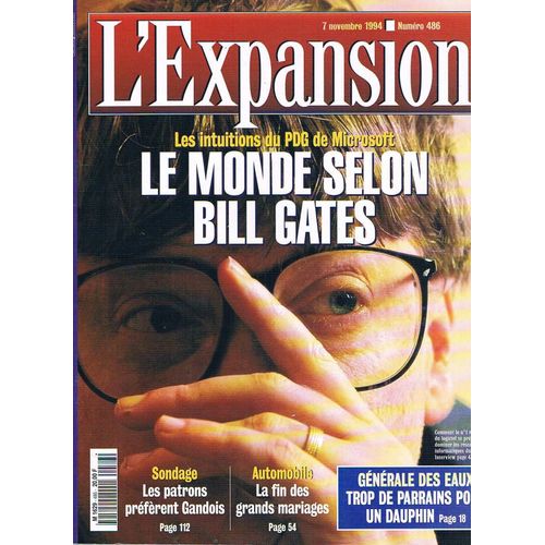 L'expansion   N°486   7 Nov 1994: Bill Gates