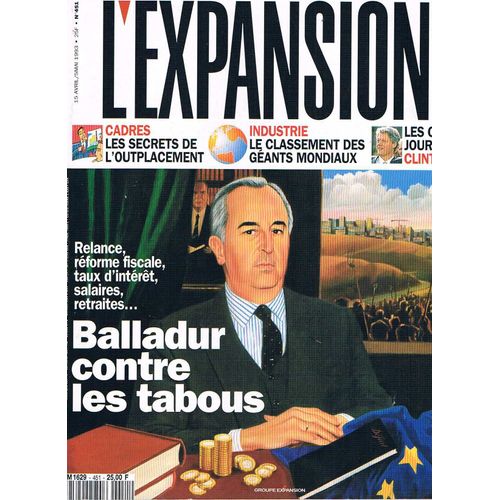 L'expansion   N°451   15 Avr 1993: Clinton Balladur Le Classement Des Geants Mondiaux