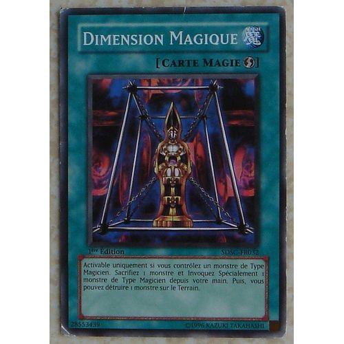 Carte Yu-Gi-Oh Dimension Magique Sdsc-Fr032 - 1ère Édition - Carte Magie