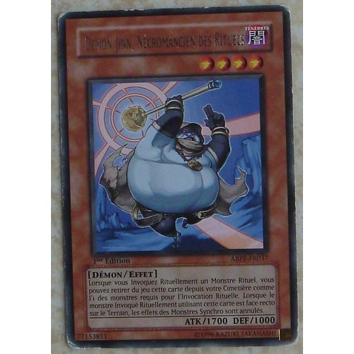 Carte Yu-Gi-Oh Démon Jinn Nécromancien Des Rituels Abpf-Fr037 - 1ère Édition - Rare - Démon/Effet