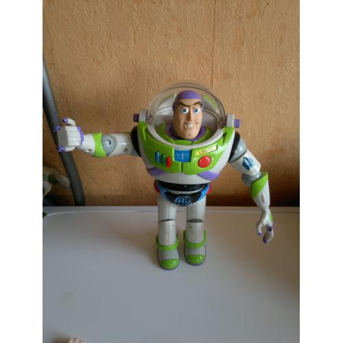 Figurine Toy Story Buzz L Eclair 30 Cm Manque Ses Ailles N Empeche En Rien De Joué Avec , Parle En Francais