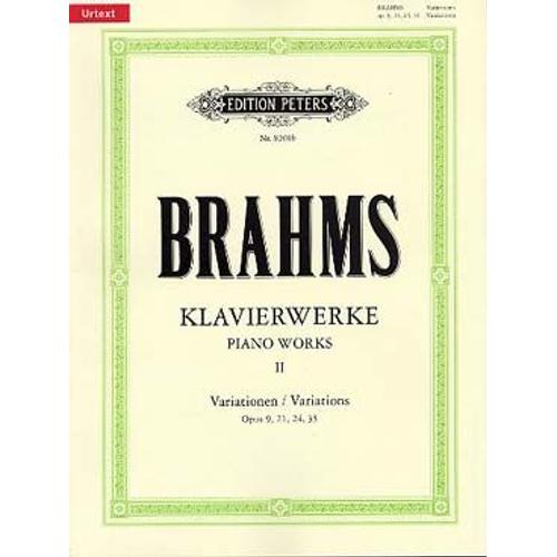 Brahms : Piano Works Vol. 2