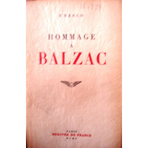 Hommage À Balzac. Unesco.