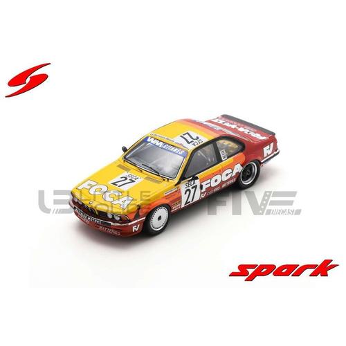 Spark 1/43 Sb652 Bmw 635 Csi - Spa 1983 Diecast Modelcar-Spark