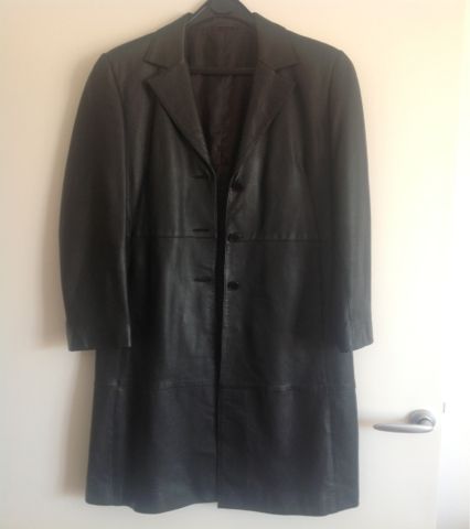 Manteau 3/4 Simili Cuir Tex