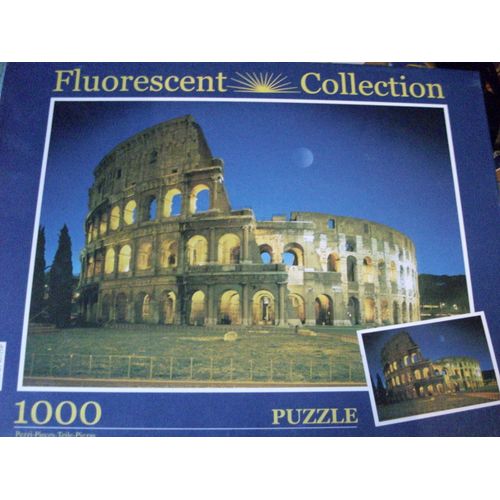 Puzzle 1000 Pièces - Clementoni - Fluorescent Collection - Colosseo, Roma