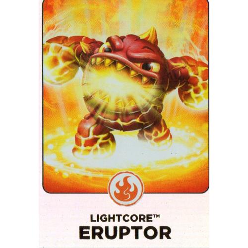 158/171 - Lightcore Eruptor - Skylanders Giants - Topps - Rainbow Foil