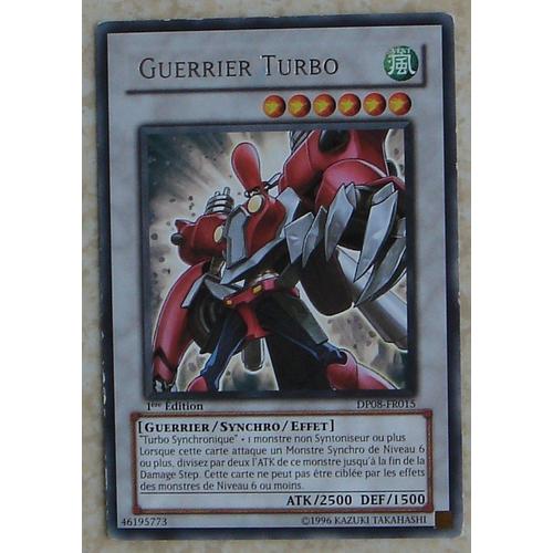 Carte Yu-Gi-Oh Guerrier Turbo Dp08-Fr015 - 1ère Édition - Rare - Guerrier/Synchro/Effet