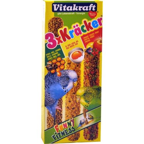Kracker Pour Perruches Au Miel/Fruits/Oeufs Vitakraft