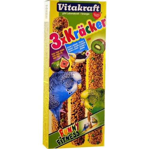 Kracker Pour Perruche Figue/Banane/Kiwi Vitakraft