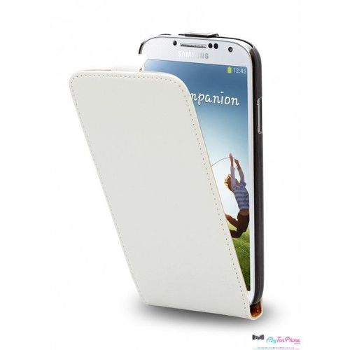 Etui À Rabat Gamme Luxe Licence Moxie Pour Samsung Galaxy S4 (I9500) Blanc