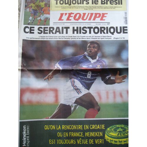 L'équipe N°16225  Du 8 Juillet 1998