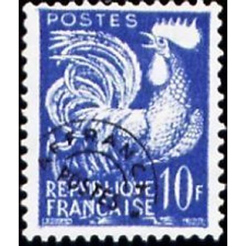 Timbre Preoblitere Sans Gomme Yt 110 10 Francs Super Etat