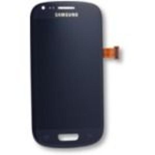 Ecran Tactile + Lcd Bleu Avec Contour De Remplacement Pour Samsung Galaxy S3 Mini (Gt-I8190)