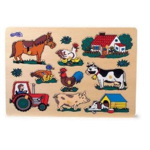 Puzzle Pièces À Poser «La Ferme»