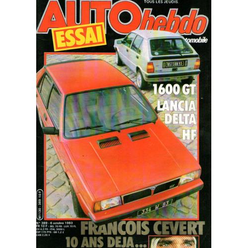 Auto Hebdo 389 - Francois Cevert - Lancia Delta