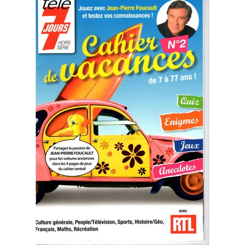 Cahier De Vacances Télé 7 Jours Hors Série 2