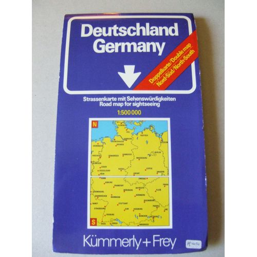Allemagne R° V°. 1/500 000