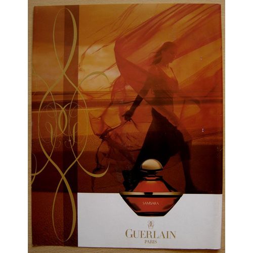 Publicité Papier - Parfum Samsara De Guerlain De 1998