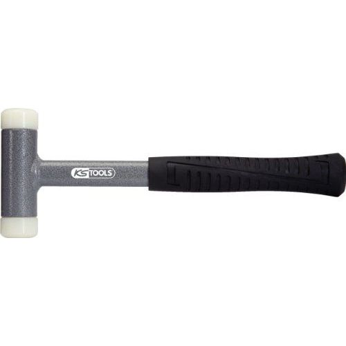 Maillet à embouts plastiques anti rebonds, manche acier, L. 310 mm, Ø 50 mm