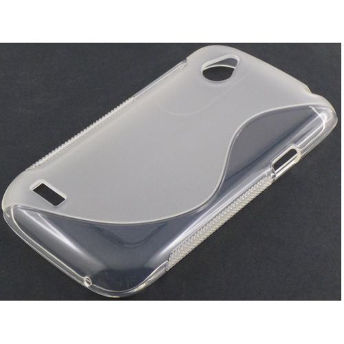 Housse Etui Coque Silicone Transparent Pour Htc Desire X  + Film