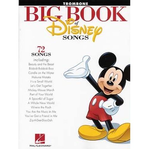 Big Book Of Disney Songs: Trombone