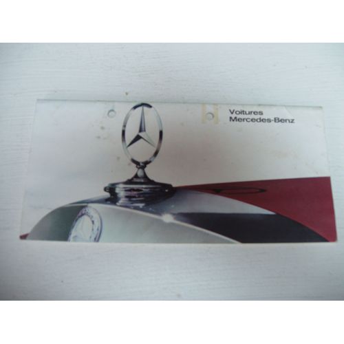 Depliant Voitures Mercedes-Benz