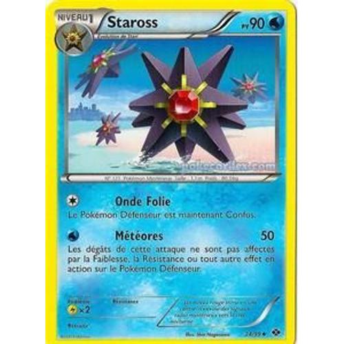 Carte Pokemon "Staross" - Pv 90 - 24/99 - Destinées Futures