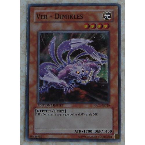 Carte Yu-Gi-Oh Ver - Dimikles Ha01-Fr020 - Holo - Édition Limitée - Super Rare - Reptile/Effet