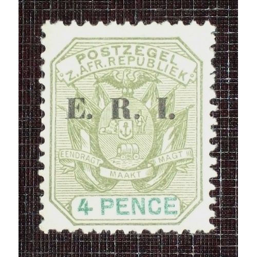 Transvaal N° 140 Neuf Sans Charnière De 1901 - 4p Vert-Olive Et Vert « Armoiries » Surchargé E.R.I.