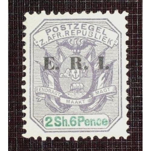 Transvaal N° 141 Neuf Sans Charnière De 1901 - 2sh 6p Violet Foncé Et Vert « Armoiries » Surchargé E.R.I.