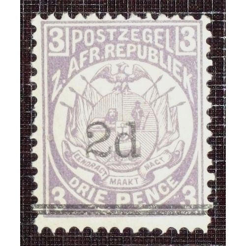 Transvaal N° 95 Neuf Sans Charnière De 1887 - 2d Sur 3p Violet « Armoiries »