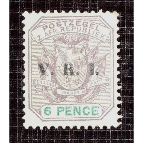 Transvaal N° 130 Neuf Sans Charnière De 1900 - 6p Violet Et Vert « Armoiries » Surchargé V.R.I.