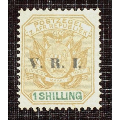 Transvaal N° 131 Neuf Sans Charnière De 1900 - 1s Bistre Et Vert « Armoiries » Surchargé V.R.I.