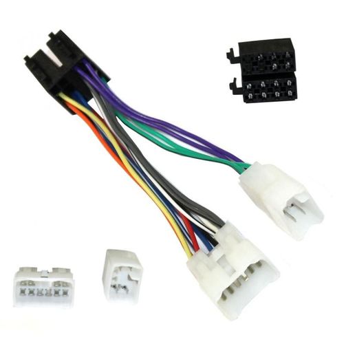 Adaptateur Pour Autoradio Iso Ref H8 Compatible Toyota Carine E Celica Coaster Corolla Verso