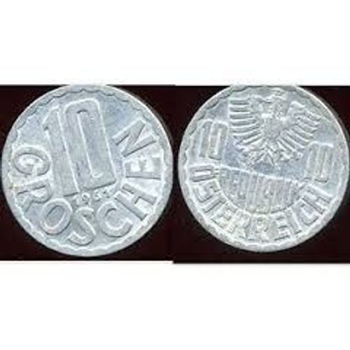 Pièce 10 Groschen - Autriche - 1961