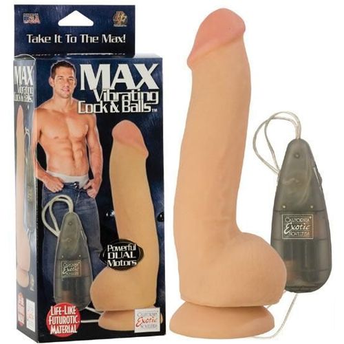 Gode Vibrant Ultra Realiste A Ventouse Max - L 23 - D 5.2