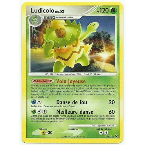 Ludicolo Niv 52 "Platine" 120 Pv 34/127