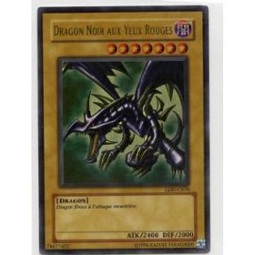 Carte Yu-Gi-Oh! - Dragon Noir Aux Yeux Rouges - Ldd-C070 - Version Française - Ultra Rare