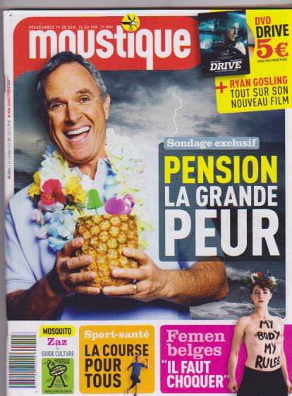 Moustique 4556 Zaz Ryan Gosling John Et Yoko Dan Brown Maitrank Femen Belges