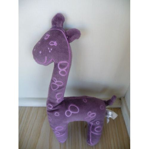 Doudou Girafe Violette De Chez Bout'chou