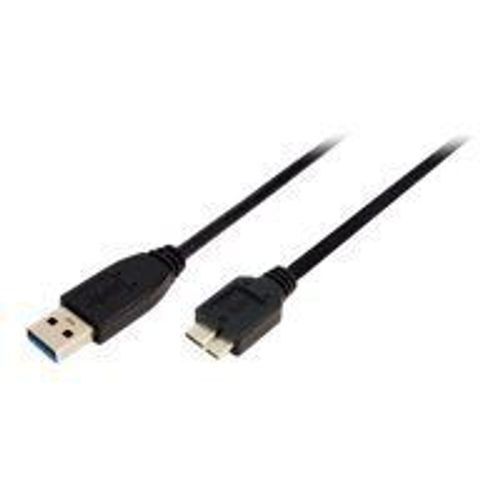 LogiLink - Câble USB - USB type A (M) pour Micro-USB de type B (M) - USB 3.0 - 60 cm - noir