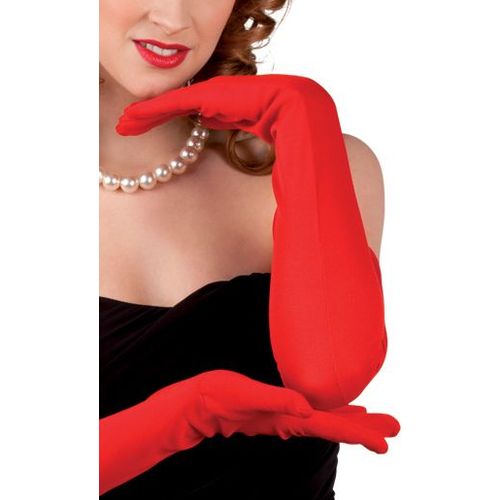 Gants Longs Rouges