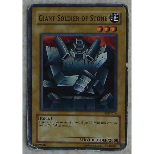 Carte Yu-Gi-Oh Giant Soldier Of Stone Sdy-013 - Rock - Carte En Anglais