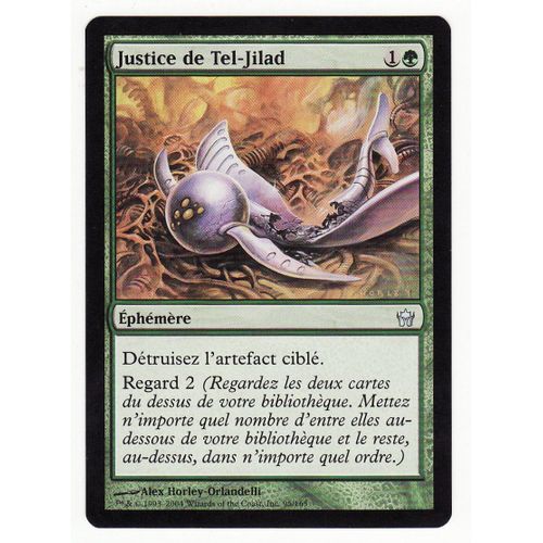Justice De Tel-Jilad  - Magic Mtg - Cinquième Aube 95 - U